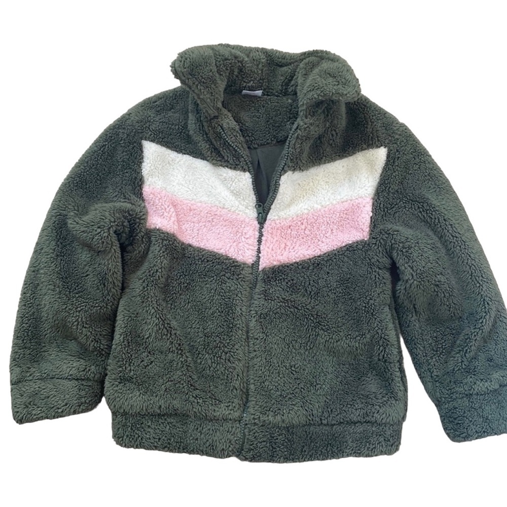 Girls Fleece Zip Up - size 7/8